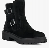 Botki damskie - Geox Iridea Botki Czarne Skórzane Modne Na Jesień Wygodne Damskie 41 Jkb - miniaturka - grafika 1