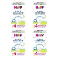 Mleko modyfikowane - Hipp 4 Junior Combiotik Produkt na bazie mleka dla małych dzieci po 2. roku Zgrzewka 4 x 550 g - miniaturka - grafika 1