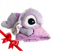 Maskotki i pluszaki - Lilo & Stich Maskotka Poduszka Przytulanka Stich Z Miękkim Kocykiem 45 Cm Angela Angel - miniaturka - grafika 1