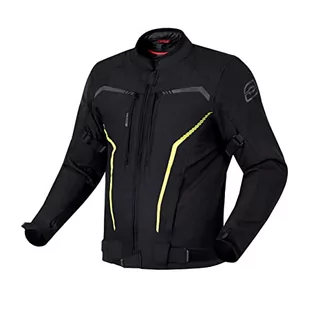 OZONE MOTO Delta IV kurtka motocyklowa włókiennicza dla mężczyzn membrana łokcie i ramiona ochraniacze 3 kanały wentylacyjne elementy odblaskowe 4 kieszenie - Odzież motocyklowa - miniaturka - grafika 1