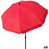 Parasole ogrodowe - Parasol Aktive Czerwony 240 x 230 x 240 cm (6 Sztuk) S8901205 - miniaturka - grafika 1