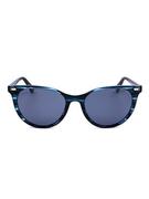 Okulary korekcyjne, oprawki, szkła - Polaroid Damskie okulary przeciwsłoneczne w kolorze niebieskim - miniaturka - grafika 1