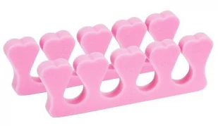 Separatory piankowe do pedicure 100 szt. różowe - Kosmetyczne akcesoria jednorazowe - miniaturka - grafika 1