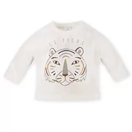 Bluzki dla niemowląt - Pinokio Baby Blouse Long Sleeve Le Tigre, 100% Cotton écru with Tiger, Boys rozm. 62-104 (98), écru, 98 - miniaturka - grafika 1