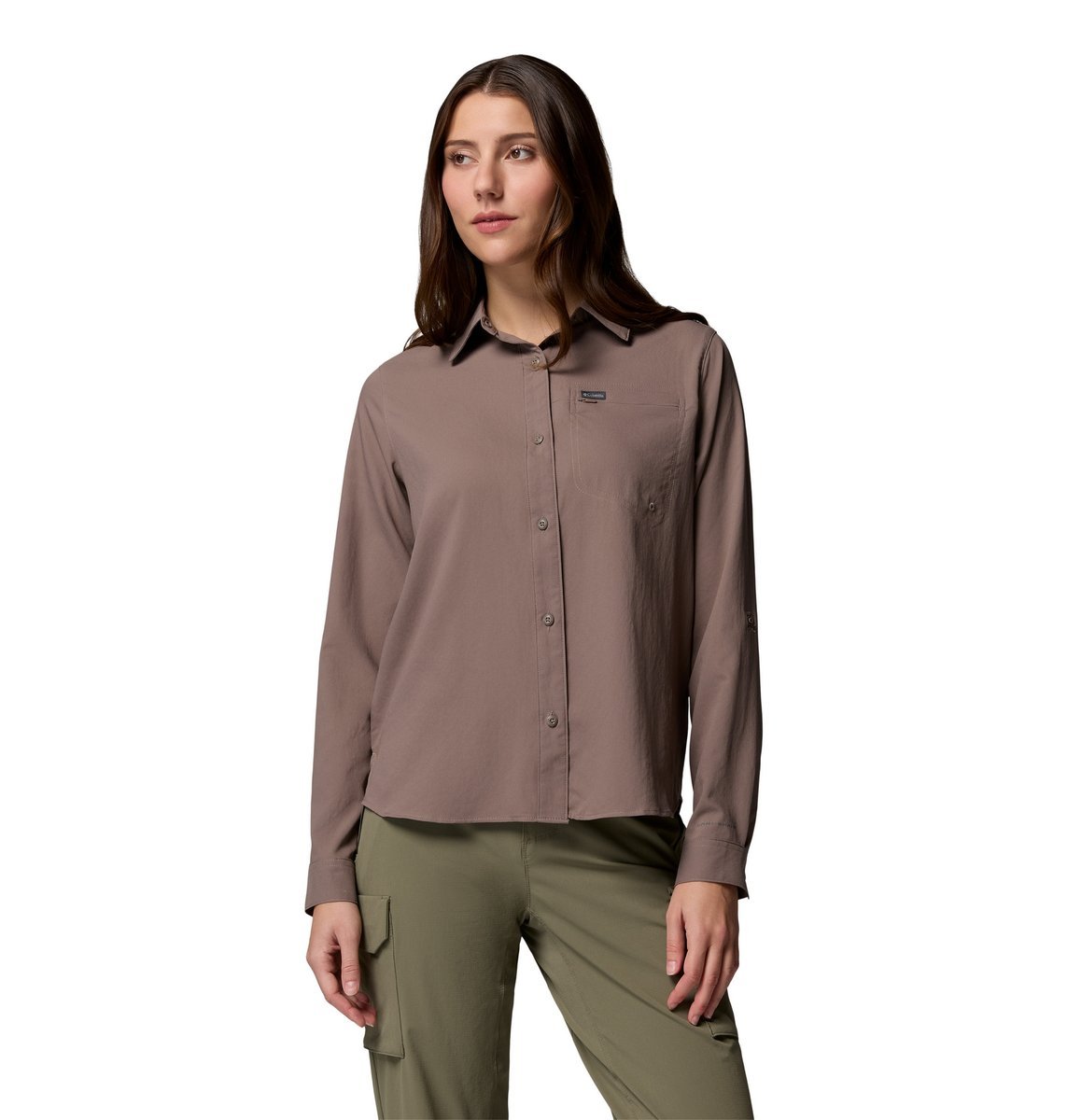 Koszula damska Columbia SILVER RIDGE UTILITY II brązowa 2155701254 r L