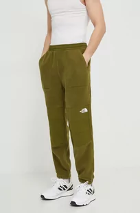 The North Face spodnie dresowe kolor zielony gładkie - Spodnie męskie - miniaturka - grafika 1