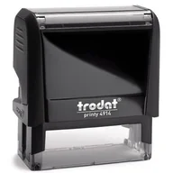 Pieczątki - Pieczątka automat TRODAT 4914 czarna - poduszka czarna 64x26mm /TRE-4914CAWA/ - miniaturka - grafika 1