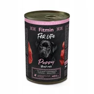 Mokra karma dla psów - FITMIN karma mokra dla szczeniąt z wołowiną 400g - miniaturka - grafika 1