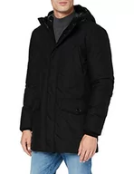 Kurtki męskie - Geox M JAYLON LONG HOOD kurtka męska, czarny, 58 - miniaturka - grafika 1