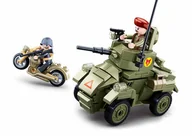 Klocki - Sluban Wojsko Czołg i Motor 154 el. G135367 - miniaturka - grafika 1