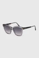 Okulary przeciwsłoneczne - Tom Ford okulary przeciwsłoneczne damskie kolor szary FT1087_5420A - miniaturka - grafika 1
