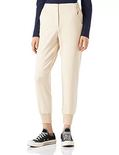 Spodnie damskie - Sisley Spodnie damskie, Kremowa biel 0m5, 34 - grafika 1