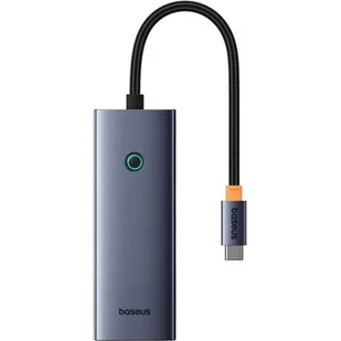 Hub BASEUS UltraJoy Series 5w1 0.22 m USB Typu C, Pasywny Szary B00052801811-01 - Huby USB - miniaturka - grafika 1
