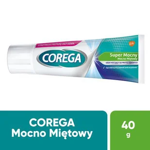 Corega Corega, krem mocujący do protez zębowych świeży oddech, 40 g - Higiena protez i aparatów ortodontycznych - miniaturka - grafika 2