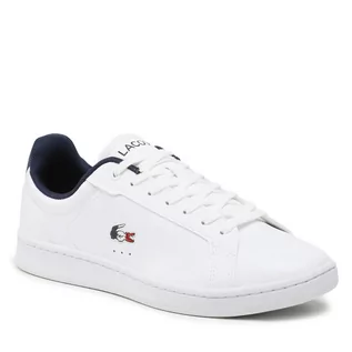 Półbuty męskie - Sneakersy Lacoste Carnaby Pro Tri 123 1 Sma 745SMA0114407 Wht/Nvy/Re - grafika 1