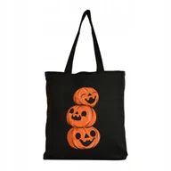 Torby i wózki na zakupy - Eko Torba na ramię Zakupy Shopper Torebka Bawełniana Dynia Halloween #2 - miniaturka - grafika 1