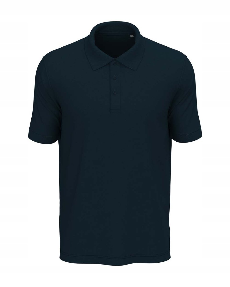 Koszulka męska polo T-shirt bawełniany Stedman Lux ST9060 Marina Blue XXL