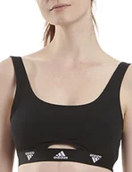 Biustonosze - Adidas Sports Underwear Damski biustonosz z okrągłym dekoltem, Czarny, XL - miniaturka - grafika 1