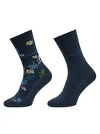 Skarpetki damskie - Levi's® Zestaw 2 par wysokich skarpet damskich 701232252 Granatowy - miniaturka - grafika 1