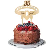 Gadżety dla niej i dla niego - Topper Na Rocznicę Ślubu - miniaturka - grafika 1