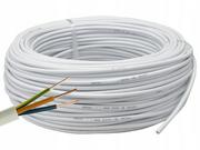 Pozostałe akcesoria sieciowe - Przewód Kabel YDY 3x1,5mm DRUT BIAŁY 10m - miniaturka - grafika 1