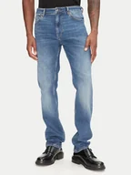Spodnie męskie - Just Cavalli Jeansy 78OAB5S0 Granatowy Slim Fit - miniaturka - grafika 1