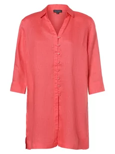 Franco Callegari - Damska bluzka lniana, czerwony|wyrazisty róż - Koszule damskie - miniaturka - grafika 1
