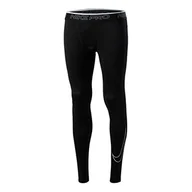 Legginsy - NIKE DD1913 M NP DF obcisłe legginsy męskie czarne/białe M - miniaturka - grafika 1