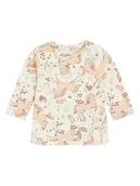 Kaftaniki dla niemowląt - COOL CLUB Koszulka w kolorze beżowym - miniaturka - grafika 1