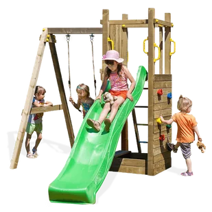 Ogrodowy plac zabaw dla dzieci Fungoo Funny 3 - Place zabaw - miniaturka - grafika 1