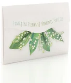 Koperty - Teczka komunijna konwalie na zdjęcia 10x15 - miniaturka - grafika 1