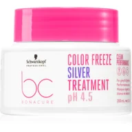 Maski do włosów - Schwarzkopf Professional Schwarzkopf Bc Color Freeze Silver Treatment 200ml - miniaturka - grafika 1