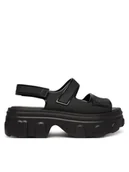 Sandały damskie - Melissa Sandały Melissa Ella Move Ad 36150 Czarny - miniaturka - grafika 1