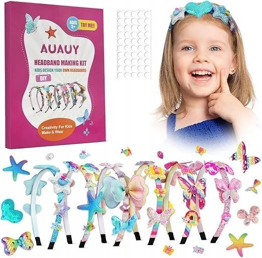 ZESTAW DIY 6X OPASKA WŁASNE OZDOBIENIA KREATYWNE DLA DZIEWCZYNEK PREZENT