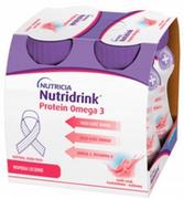 Nutridrink protein Omega-3 o smaku truskawkowo-malinowym  4 x 125 ml