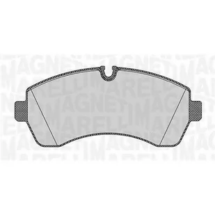 Klocki hamulcowe - komplet MAGNETI MARELLI 363916060647 - Klocki hamulcowe - miniaturka - grafika 1