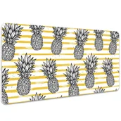 Podkładki na biurko - Podkładka na biurko Tropikalny ananas 100x50 cm - miniaturka - grafika 1