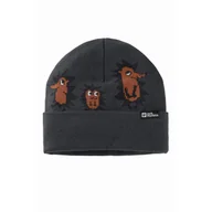 Czapki dla dzieci - Czapka zimowa dla dziecka Jack Wolfskin GLEELY BEANIE K phantom all over - ONE SIZE - miniaturka - grafika 1