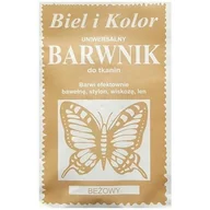 Farby i media malarskie - czakos Barwnik do tkanin "Motyl", beżowy, Biel i Kolor, 10 g CZ-BT-033J - miniaturka - grafika 1