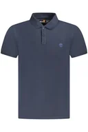 Koszulki męskie - TIMBERLAND POLO KRÓTKI RĘKAW MĘSKI NIEBIESKI - miniaturka - grafika 1
