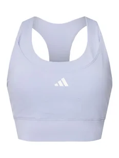 adidas Biustonosz sportowy Run Pocket JI5991 Fioletowy Slim Fit - Bielizna sportowa damska - miniaturka - grafika 1