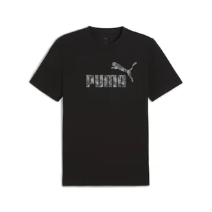 Męska koszulka Essentials Camo PUMA Black - Koszulki sportowe męskie - miniaturka - grafika 1