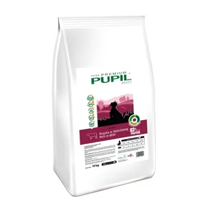 Karma sucha dla psa PUPIL FOODS Premium Adult Mini, bogata w wołowinę, 10 kg - Sucha karma dla psów - miniaturka - grafika 1