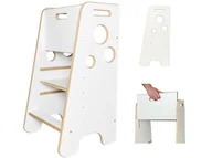 Zestawy mebli dla dzieci - Wieża Pomocnik Do Kuchni Stojak Do Blatów Dla Maluchów - miniaturka - grafika 1