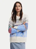 Swetry damskie - Desigual Sweter Sudbury 24WWJF59 Kolorowy Loose Fit - miniaturka - grafika 1