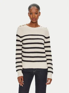 Morgan Sweter 241-MASHI Écru Regular Fit - Swetry damskie - miniaturka - grafika 1