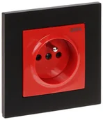 Gniazdka elektryczne - GNIAZDO POJEDYNCZE DATA Z RAMKĄ SANTRA/4142-19/EPN 230 V 16 A Elektro-Plast - miniaturka - grafika 1