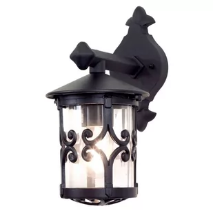 Elstead Lighting Kinkiet HEREFORD BL8 BLACK IP23 - Lampy ogrodowe - miniaturka - grafika 4