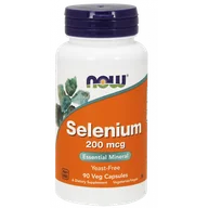 Suplementy naturalne - Now Foods Selenium - Selen 200 mcg (90 kaps.) - miniaturka - grafika 1