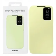 Etui i futerały do telefonów - Etui na telefon Samsung Galaxy A34 5G Smart View Wallet Case - limonkowe - miniaturka - grafika 1